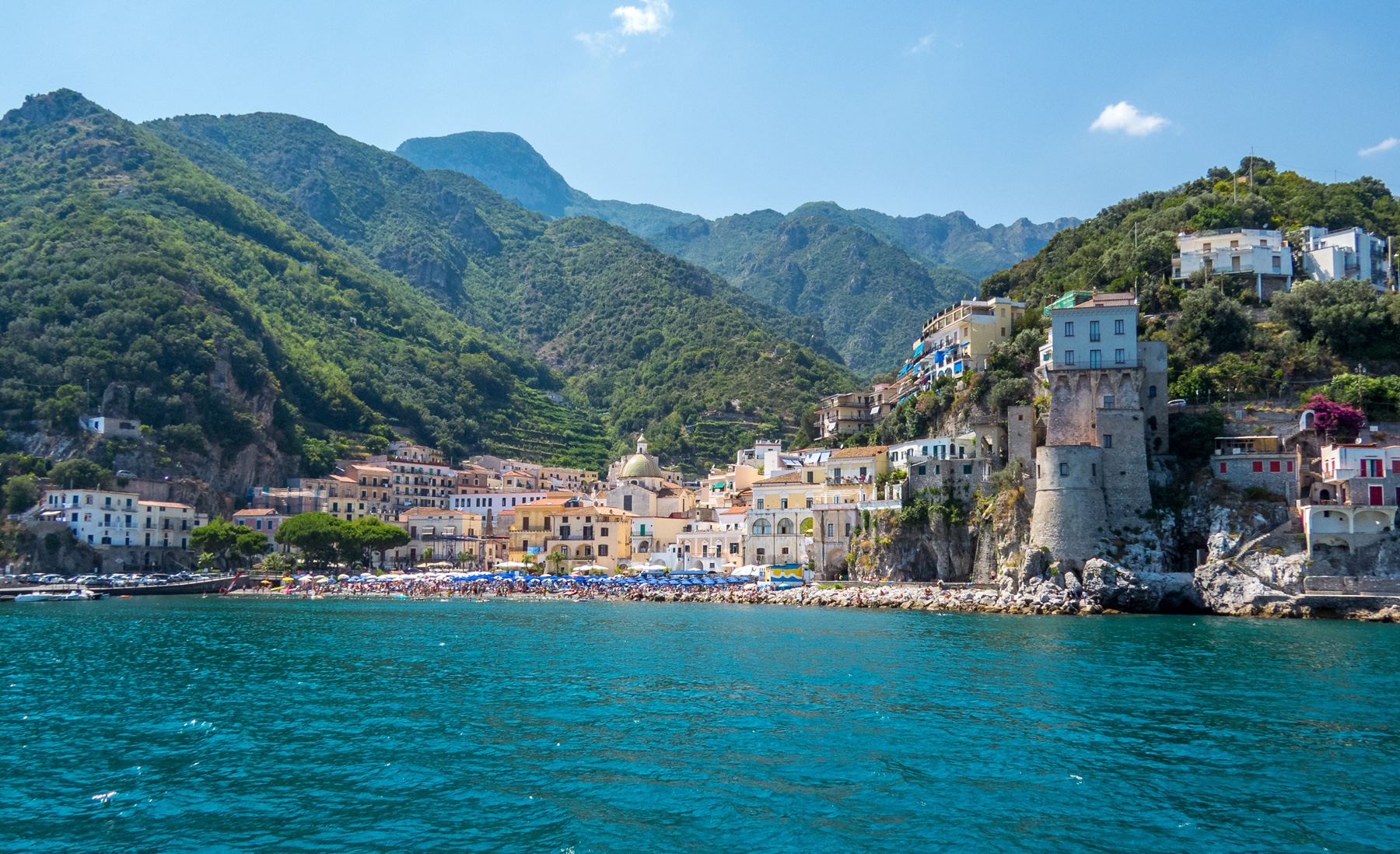 Dama Charter boat on the Amalfi Coast