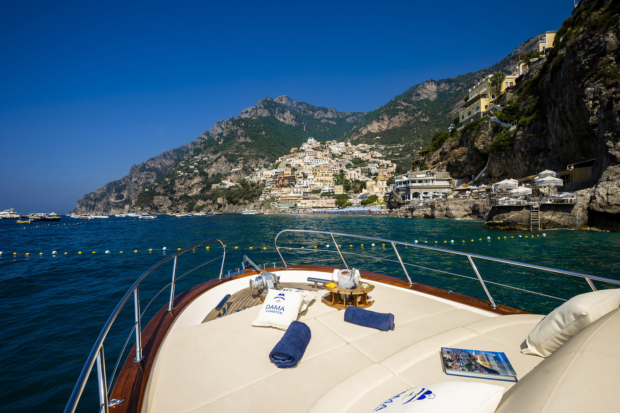 Private boat tour on the Amalfi Coast near Positano, Italy