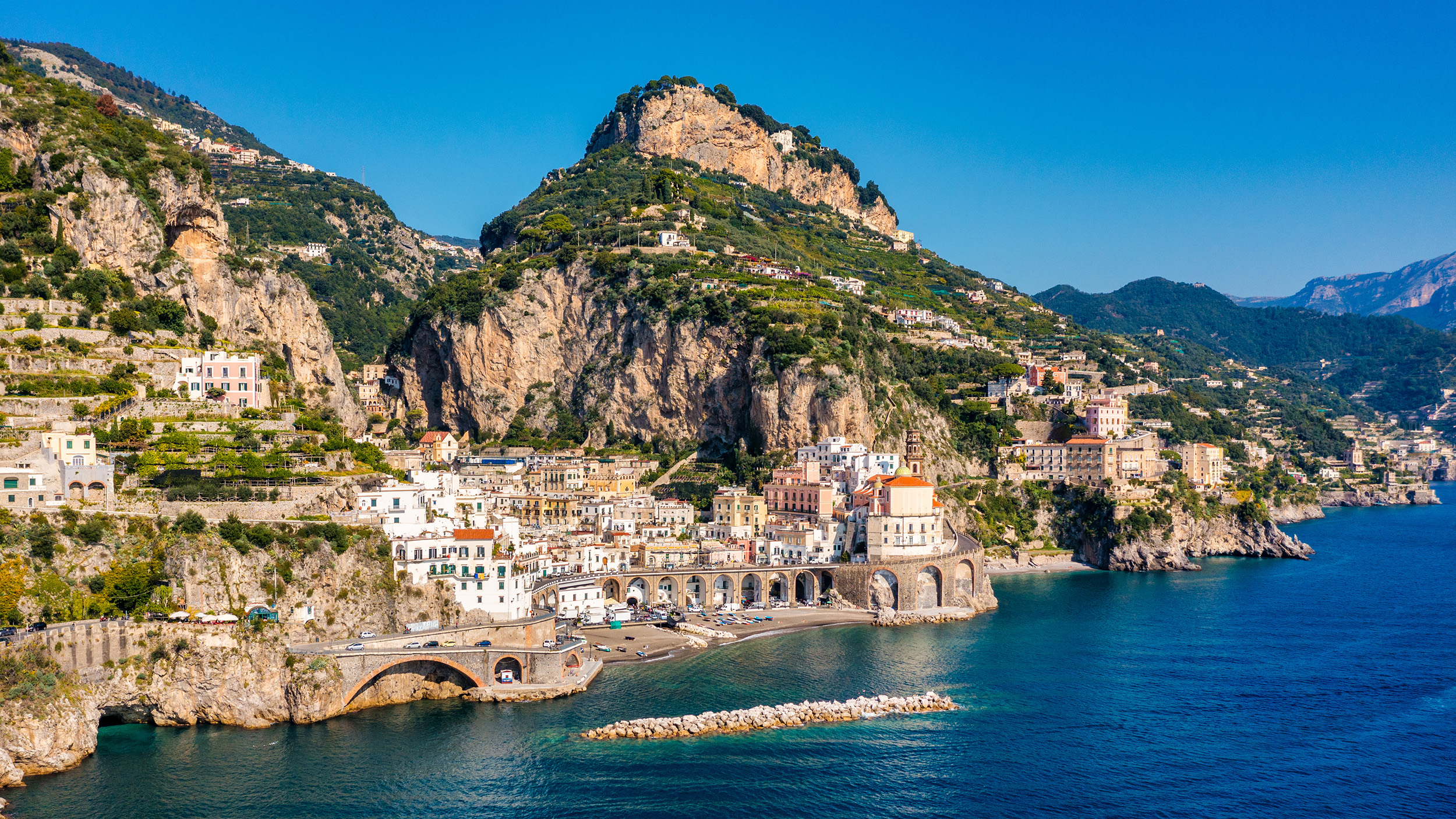 Full-day Amalfi Coast + Capri Boat Tour